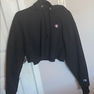 Cropped champion hoodie size small